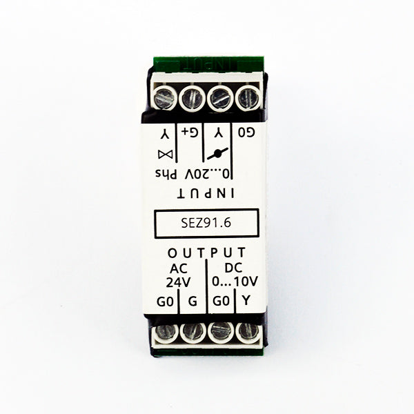 SEZ91.6 From 0...20 phase cut to 0...10 VDC
